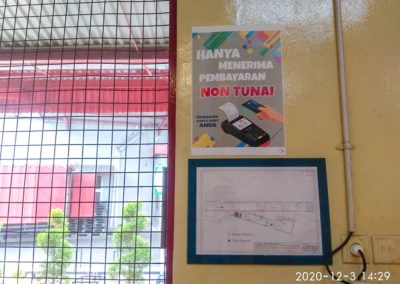Poster pembayaran non tunai(poster cashless)